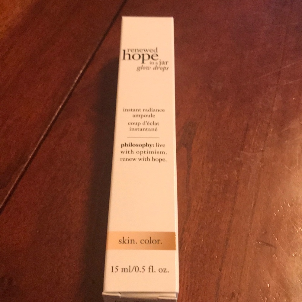 New in box glow drops by Philosophy